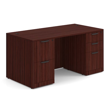 Officesource 29.50'' H, Mahogany, 60.00'' W X DBLFDOS103MH